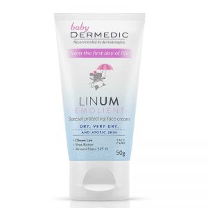 Linum Emolient Baby Speciális védő krém arcbőrre