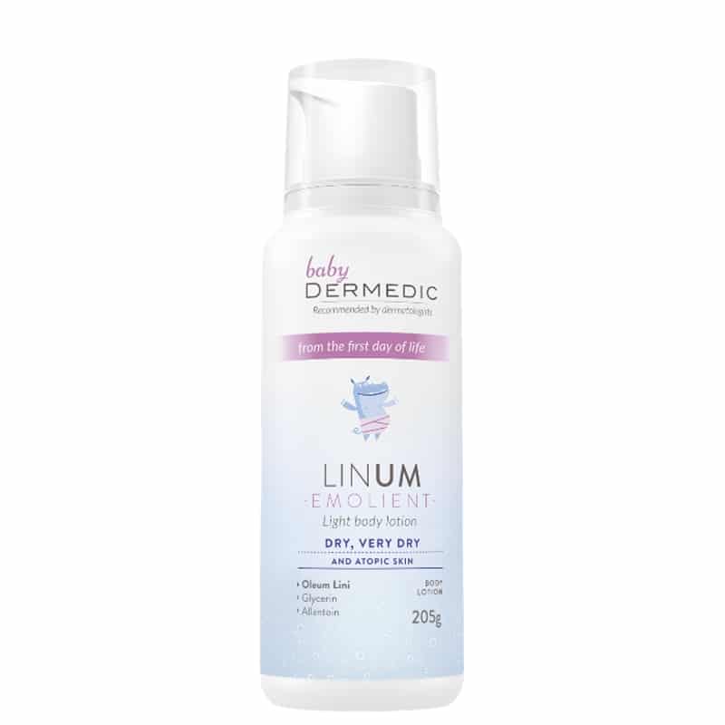 Linum Emolient Baby Könnyű testápoló lotion