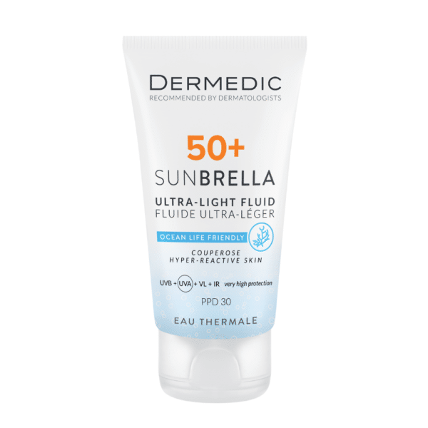 dermedic-sunbrella-ultra-light-fenyvedo-fluid-spf50-kuperozis-rozaceas-arcbor